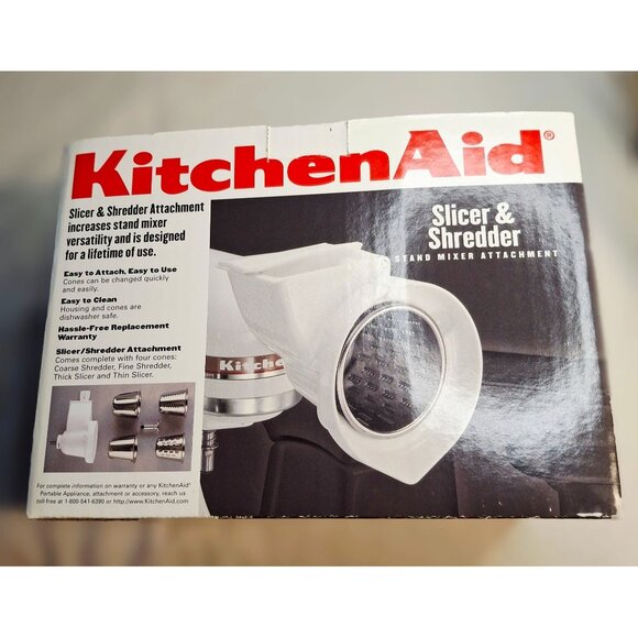 KitchenAid Slicer & Shredder Stand Mixer Attachment New - Picture 1 of 8